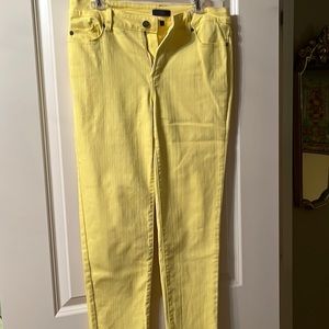 Nydj yellow jean